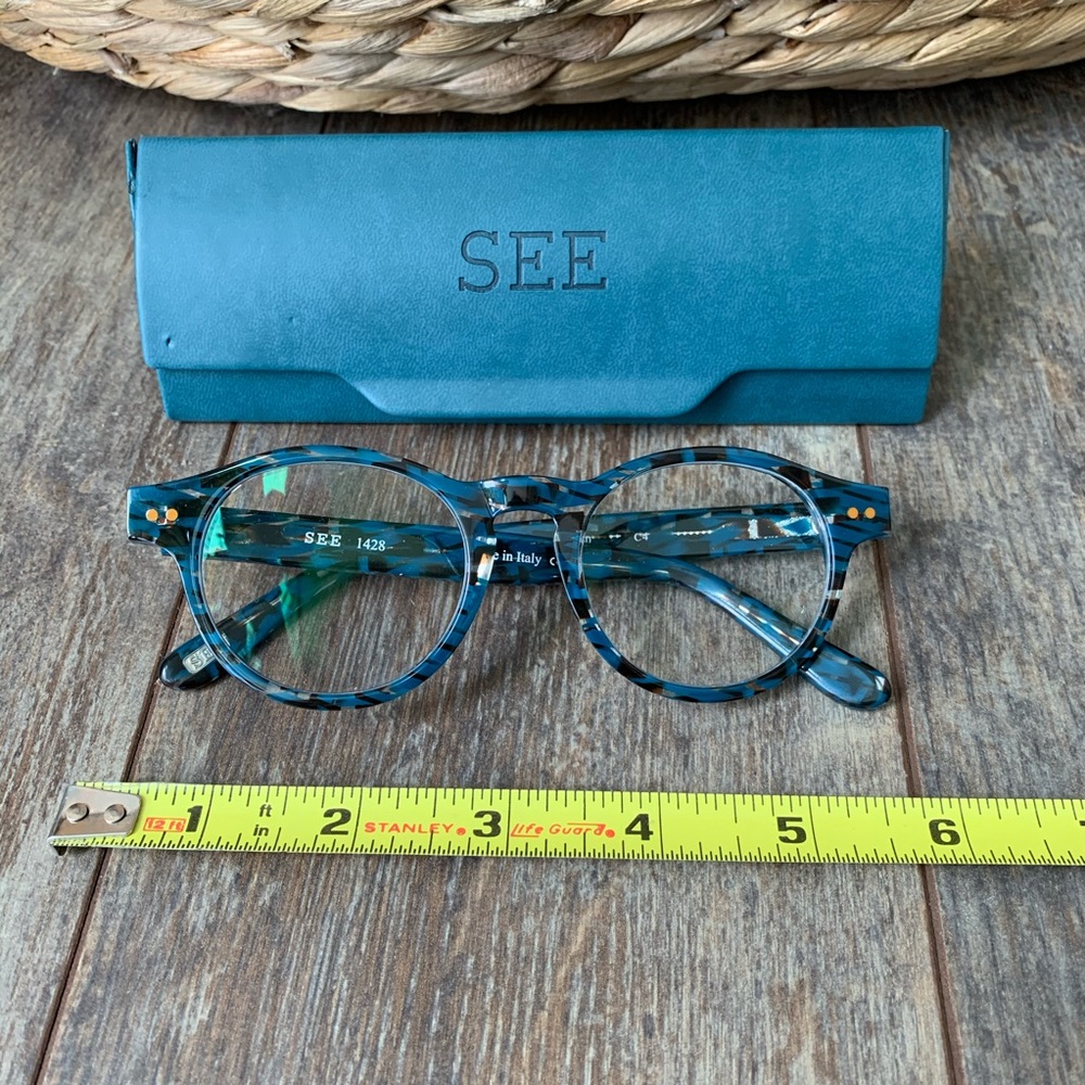 SEE Italian Frames, clear lenses